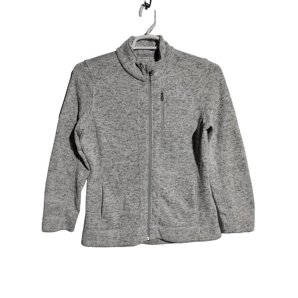 Marc New York Andrew Marc Performance gray zip up sweatshirt woman size medium - Picture 1 of 6